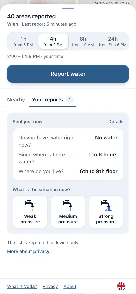 Your own report, with the answers to update it